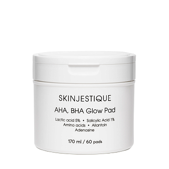 Пэды кислотные для сияния лица / AHA, BHA Glow Pad 60 мл