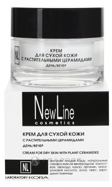 Крем с растительными церамидами для сухой кожи 50 мл, NEW LINE PROFESSIONAL