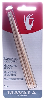 MAVALA Палочки деревянные для маникюра, на блистере / Manicure Sticks 5 шт, фото 1