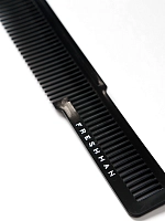 FRESHMAN Расческа для моделирования и стрижки волос с плоской головкой / Collection Carbon, фото 2