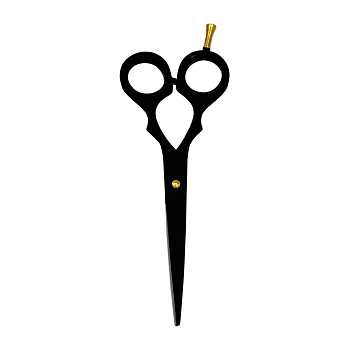 Ножницы парикмахерские прямые 6` черные /BALIZA CARE