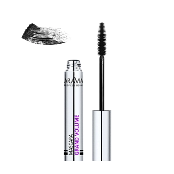 ARAVIA Professional Тушь стойкая для придания объема, 01 / mascara GRAND VOLUME 10 мл, фото 3