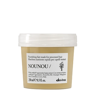 DAVINES SPA Маска питательная для химически поврежденных волос / NOUNOU fast mask 250 мл, фото 1