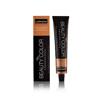 LORVENN 7.71 крем-краска стойкая для волос / Beauty Color Professional blond ash coffee 70 мл, фото 2