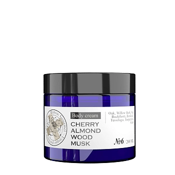 Крем парфюмированный для тела №6 Вишня, Миндаль, Древесная кора, Мускус 200 мл