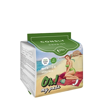 CONSLY Прокладки гигиенические ежедневные / Oh! My Pads Consly 20 шт, фото 2