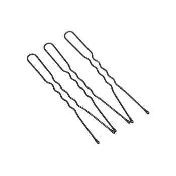 DEWAL PROFESSIONAL Шпильки черные, волна 60 мм, 24 шт/уп (на блистере), фото 2