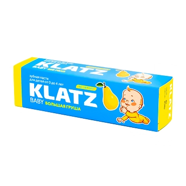KLATZ Паста зубная для детей без фтора Большая груша / BABY 40 мл