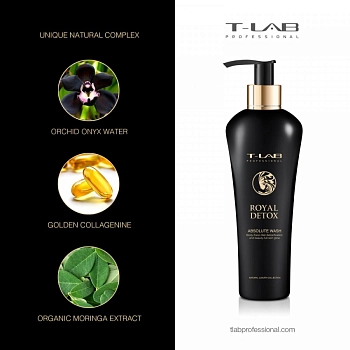 T-LAB PROFESSIONAL Гель для душа с детокс-эффектом / Royal Detox Absolute wash 300 мл, фото 2