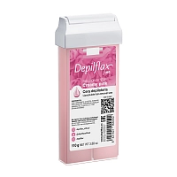 DEPILFLAX 100 Воск для депиляции в картридже, розовый-сливочный 110 г, фото 1
