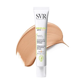 SVR Набор для лица Универсальнй тон (крем-уход 40 мл + мицелярная вода 75 мл) Sebiaclear Active, фото 4