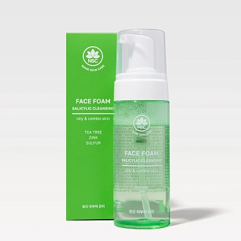 NAME SKIN CARE Пенка очищающая для лица с салициловой кислотой, серой и цинком / NSC 150 мл, фото 2
