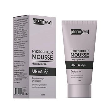 PHARMLEVEL Мусс гидрофильный для умывания / UREA 150 мл, фото 2