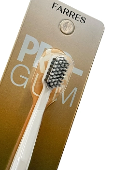 IWOU PROFESSIONAL Зубная щетка Глубокое очищение белая/FARRES PRO GUM, фото 2