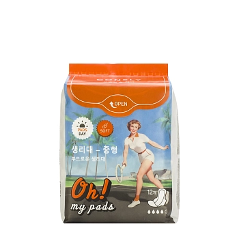 Прокладки гигиенические / Consly Oh! My Pads 12 шт