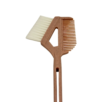 IWOU PROFESSIONAL Кисть для окрашивания с расческой пыльная роза 60мм/75мм, фото 2