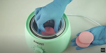 KAPOUS Воск горячий синий с азуленом / Depilation 1000 гр, фото 3