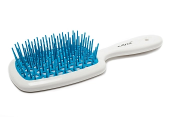 KAIZER Расчёска массажная, вентиляционная Имидж, пластик, цвет бело-синий, фото 6