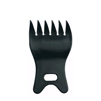 DEWAL PROFESSIONAL Гребень моделирующий Эконом (черный) 11х7 см, фото 2