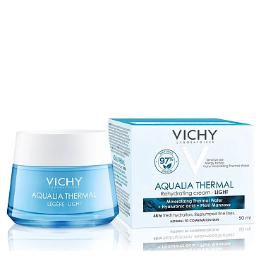 VICHY Крем легкий для нормальной кожи / Aqualia Thermal 50 мл