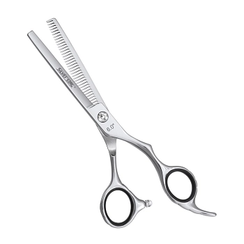 SILVER STAR Ножницы филировочные односторонние эргономичные, гравировка на ручках 6