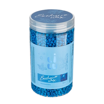 LILU Воск полимерный перламутровый в банке Черничная ночь / LILU Exclusive Wax 500 гр, фото 1