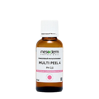 MESODERM Мультипилинг гликолевый с молочной и салициловой кислотой / Multi Peel 4 30 мл, фото 1