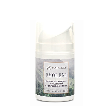 Крем для чувствительной кожи, склонной к атопическому дерматиту / Matsesta Emolent 50 мл