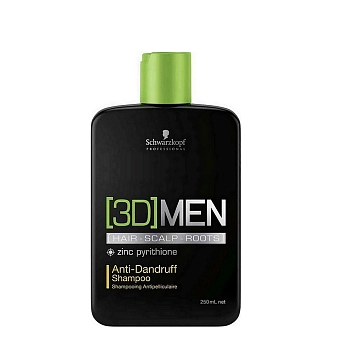 SCHWARZKOPF PROFESSIONAL Шампунь против перхоти, для мужчин / ВС [3D]MEN 250 мл, фото 1