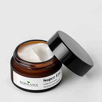 BIOBALANCE Крем для глаз с коллагеном 3% + гиалуроновой кислотой 1,5%+ витамином С 0,5% / SUPER EYE CREAM 20 мл, фото 3