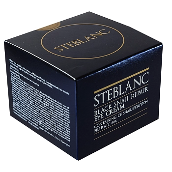 STEBLANC Крем с муцином черной улитки для ухода за кожей вокруг глаз / Black Smail Repair Eye Cream 35 мл, фото 3