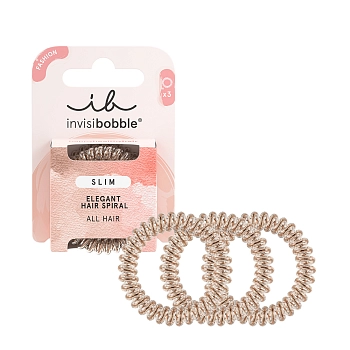 Резинка-браслет для волос, в картоне / invisibobble SLIM Bronze Me Pretty