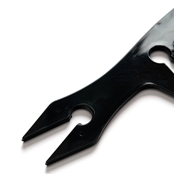 FRESHMAN Расческа для моделирования и стрижки с широкими зубьями и веерообразной секцией / Collection Carbon, фото 3