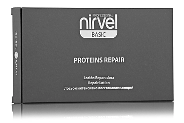 NIRVEL PROFESSIONAL Лосьон интенсивно восстанавливающий, питательный с протеинами пшеницы для сухих и поврежденных волос / PROTEINS REPAIR LOTION 10*10 мл