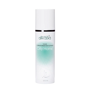 Тоник c фруктовыми кислотами с дозатором / Oily Home 200 мл, ARKADIA