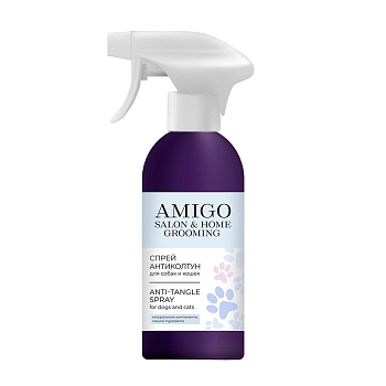 Спрей-антиколтун для собак и кошек / AMIGO 300 мл
