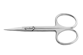 KAIZER Ножницы маникюрные, прямые, матовые, ручная алмазная заточка, фото 2