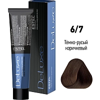 ESTEL PROFESSIONAL 6/7 краска для волос, темно-русый коричневый / DELUXE 60 мл, фото 2