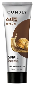 Пенка для умывания кремовая восстанавливающая с муцином улитки 100 мл