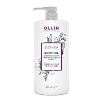 Шампунь энергетический против выпадения волос / BioNika Energy Shampoo Anti Hair Loss 750 мл, OLLIN PROFESSIONAL