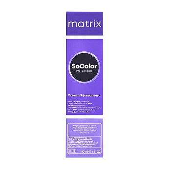 MATRIX 506BC краситель перманентный аммиачный, темный блондин коричнево-медный / SoColor Pre-Bonded 90 мл, фото 3