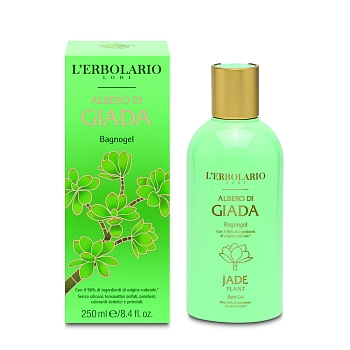 LERBOLARIO Гель для душа тонизирующий для чувствительной кожи / Jade Plant Bath Gel 250 мл, фото 2