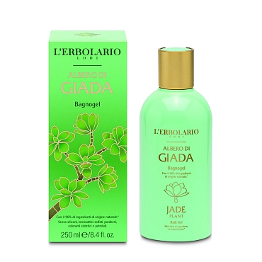 LERBOLARIO Гель для душа тонизирующий для чувствительной кожи / Jade Plant Bath Gel 250 мл