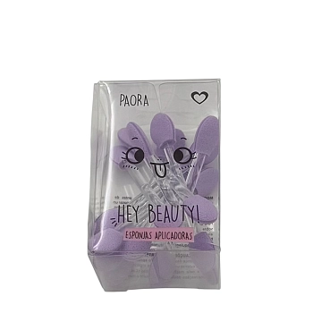 Аппликаторы HEY BEAUTY! лаванда 10шт