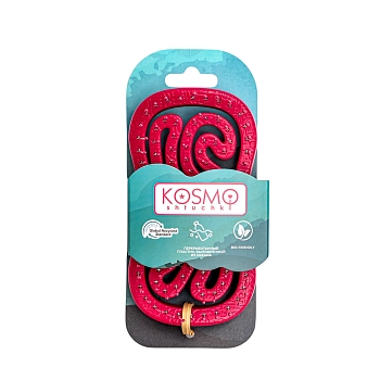 KOSMO SHTUCHKI Расческа KosmoShtuchki компактная без ручки кувшинка, цветной микс, фото 2