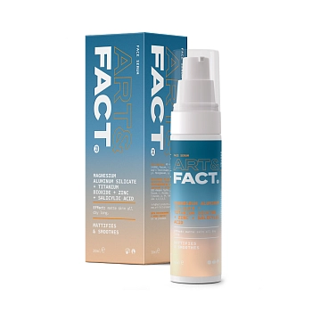 ART&FACT Эмульсия увлажняющая и матирующая себорегулирующая / Magnesium Aluminum Silic 30 мл, фото 2