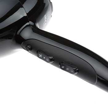 DEWAL PROFESSIONAL Фен Simple черный, ионизация, 2 насадки, 2000 Вт, фото 3