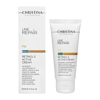 CHRISTINA Крем активный с ретинолом / Line Repair Fix Retinol E Active Cream 60 мл, фото 2