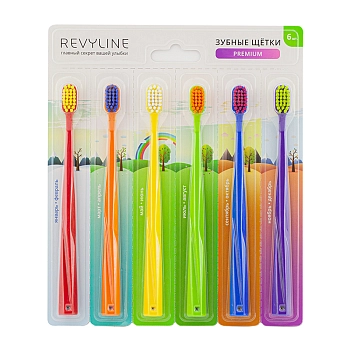 Набор зубных щеток / SM5000 6 шт, REVYLINE