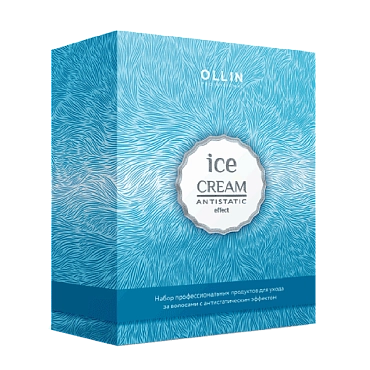 OLLIN PROFESSIONAL Набор (питательный шампунь 250 мл, питательный кондиционер 250 мл, спрей-кондиционер 250 мл) / ICE CREAM